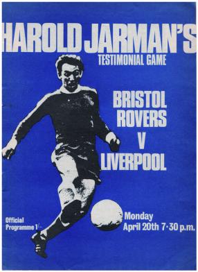 Bristol Rovers v Liverpool -Harold Jarman Testimonial (football programme) (see issue 126)