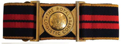 THE ROYAL LOGISTIC CORPS STABLE BELT / MILITARIA