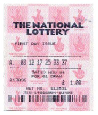 National Lottery First Day Ticket