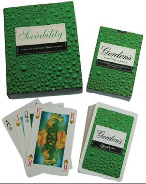 GORDON'S GIN BRANDED PLAYING CARDS / PLAYING CARDS