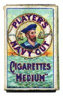 Player's Navy Cut Cigarette Packet / CIGARETTE PACKETS